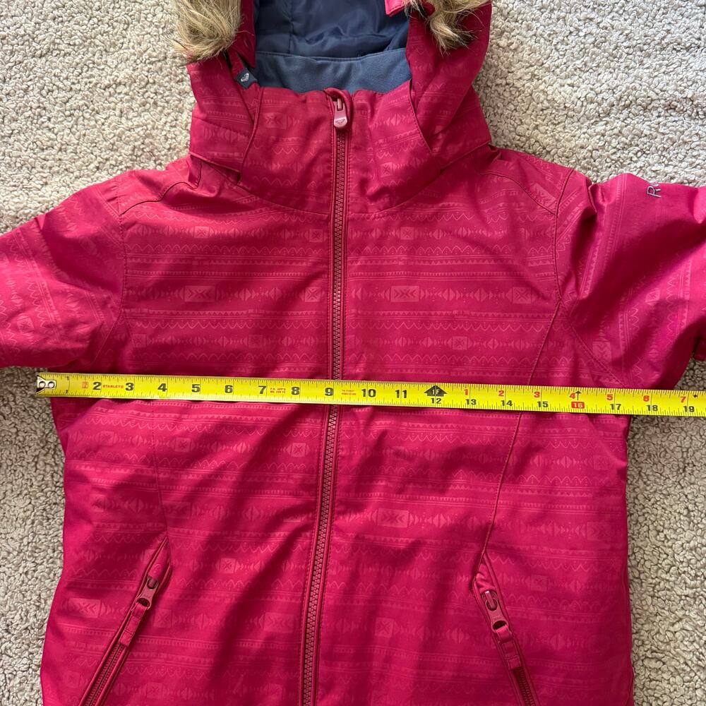 Roxy American Pie Girls Snowboard Ski Jacket Plum Dry Flight Sz M (10) - Picture 10 of 10